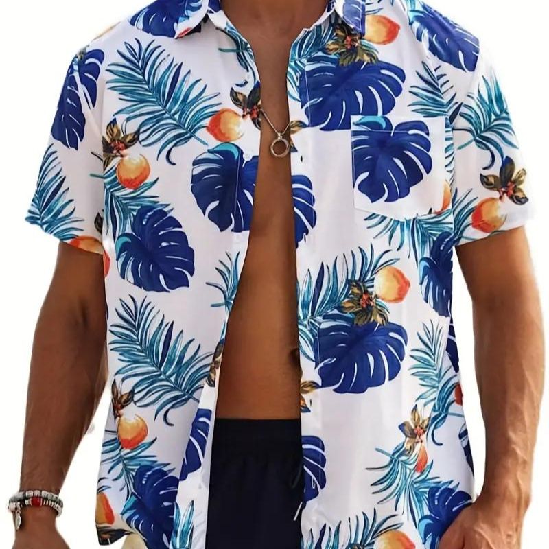 Herren Kurzarm Hemd Sommerlich Leicht Cancun Style
