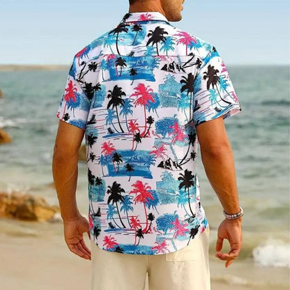 Herren Kurzarm Hemd Sommerlich Leicht Cancun Style