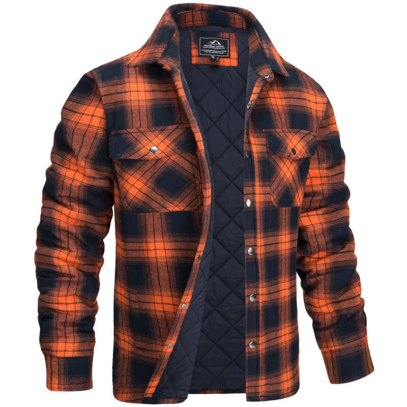 Herren-Holzfällerjacke im Karo-Design von Dolf
