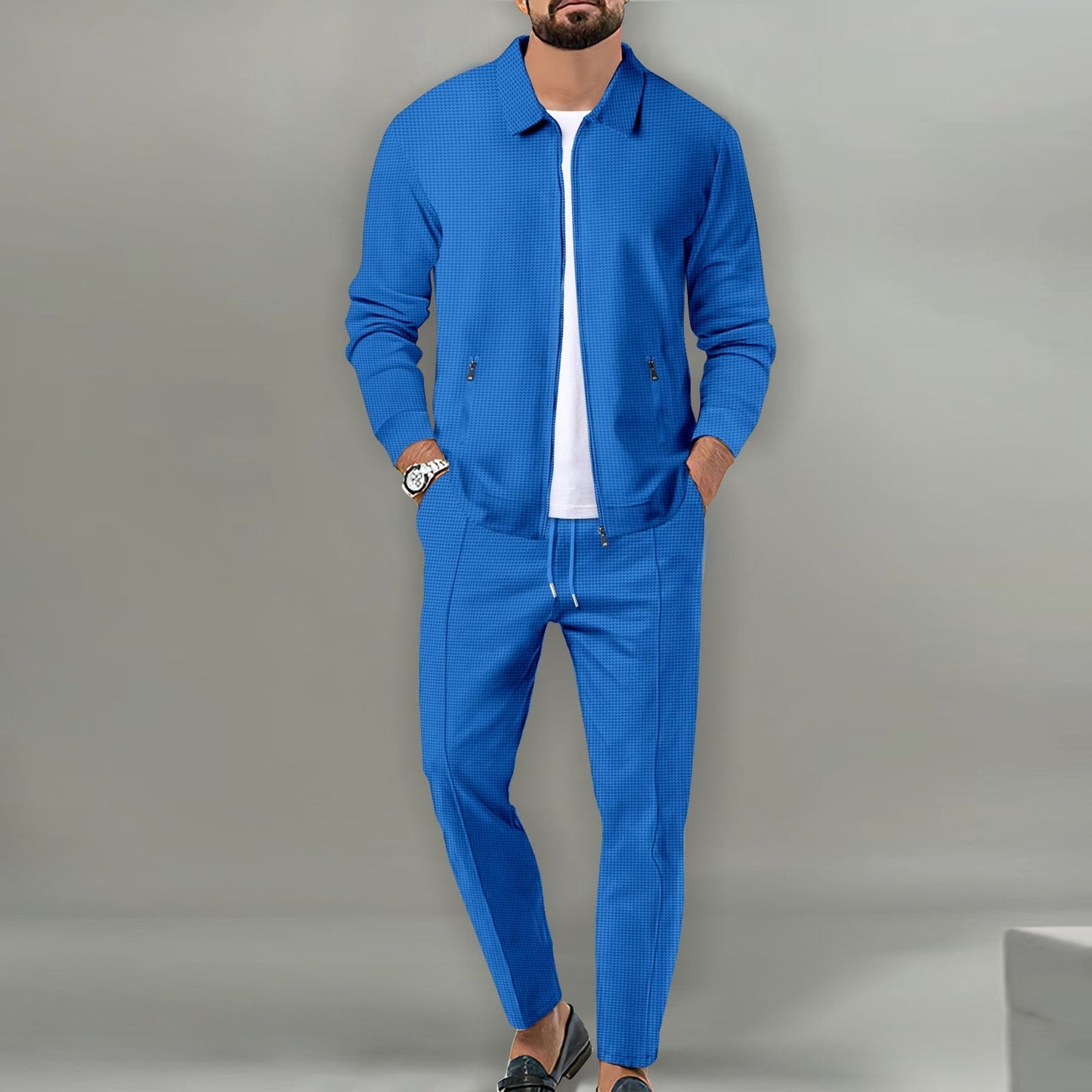 Stilvoller Herrenanzug Zweiteiler Modern Slimfit