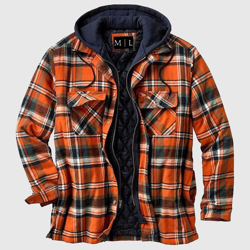 Flanell Holzfällerjacke Kariert Warm