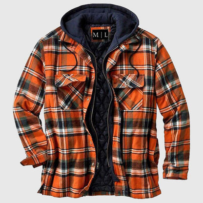 Flanell Holzfällerjacke Kariert Warm