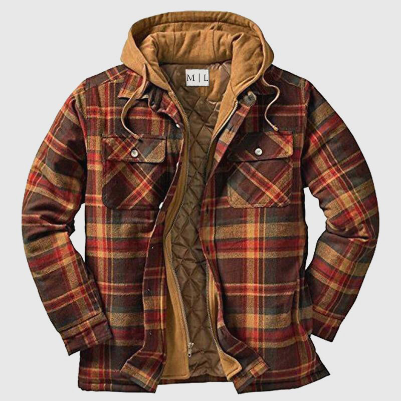 Flanell Holzfällerjacke Kariert Warm
