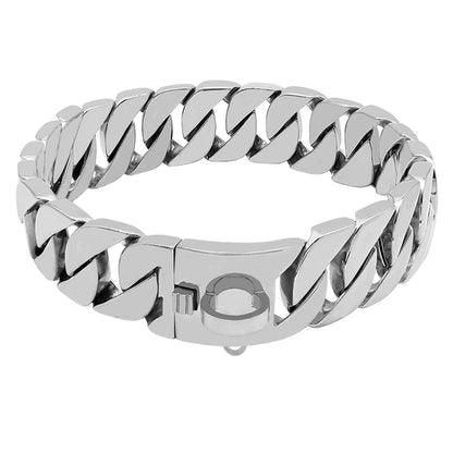 Edelstahl Halsband Robust für große Hunde