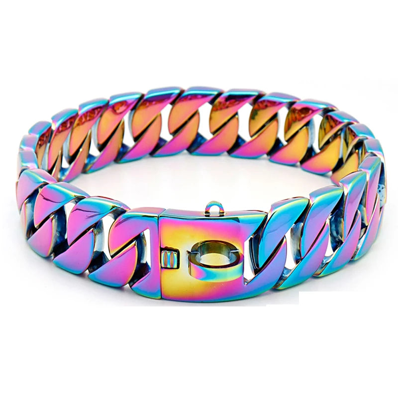Edelstahl Halsband Robust für große Hunde