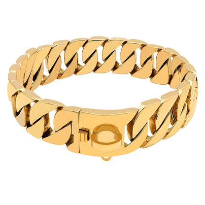 Edelstahl Halsband Robust für große Hunde
