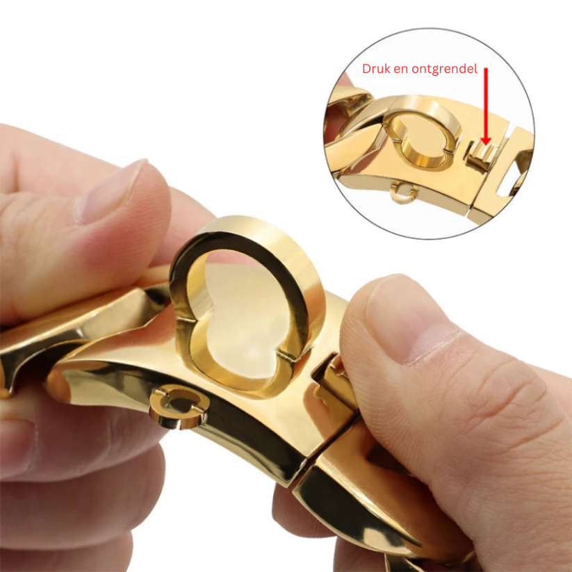 Edelstahl Halsband Robust für große Hunde