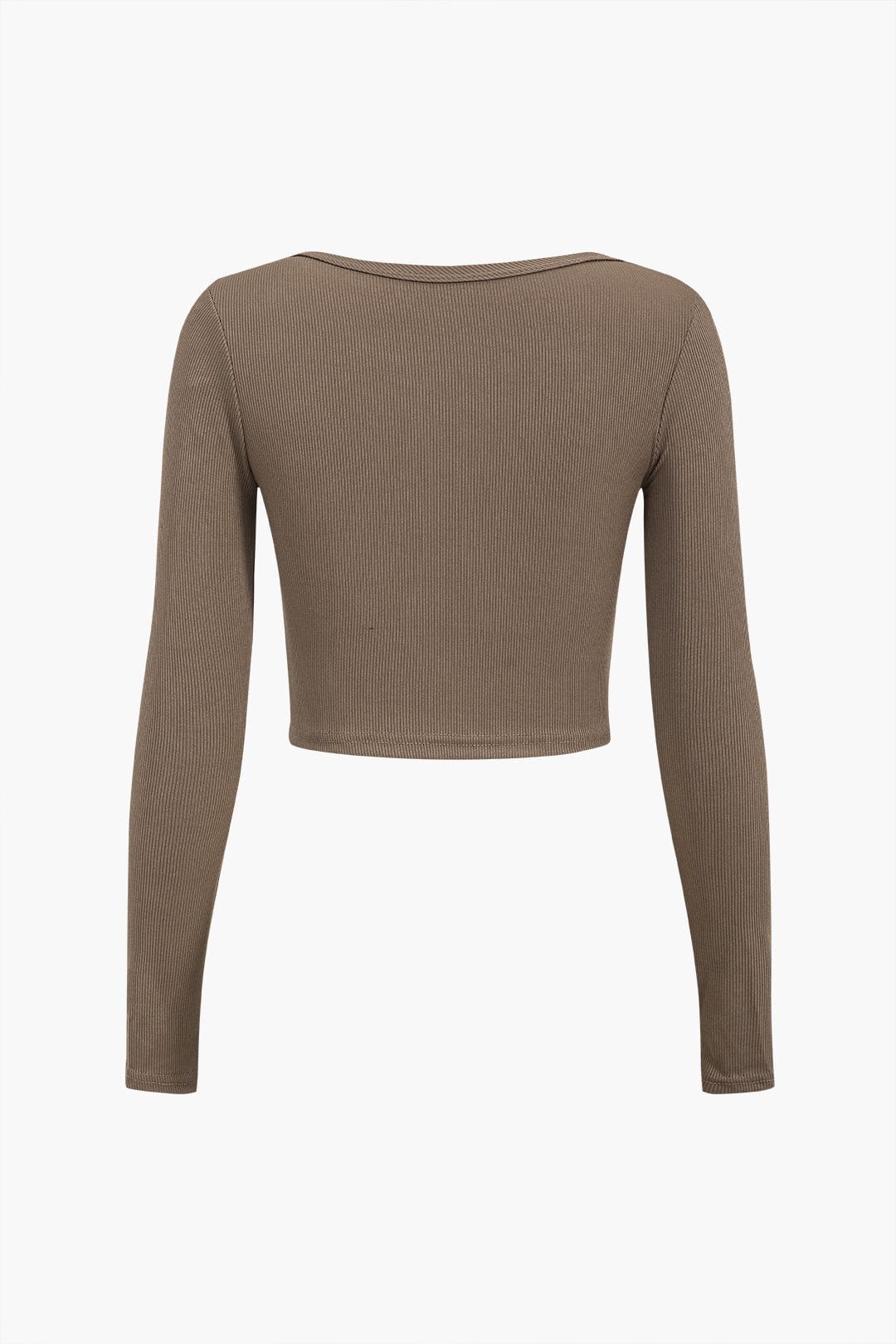 Frauen Top Langarm Asymmetrisch Cut Out Detail
