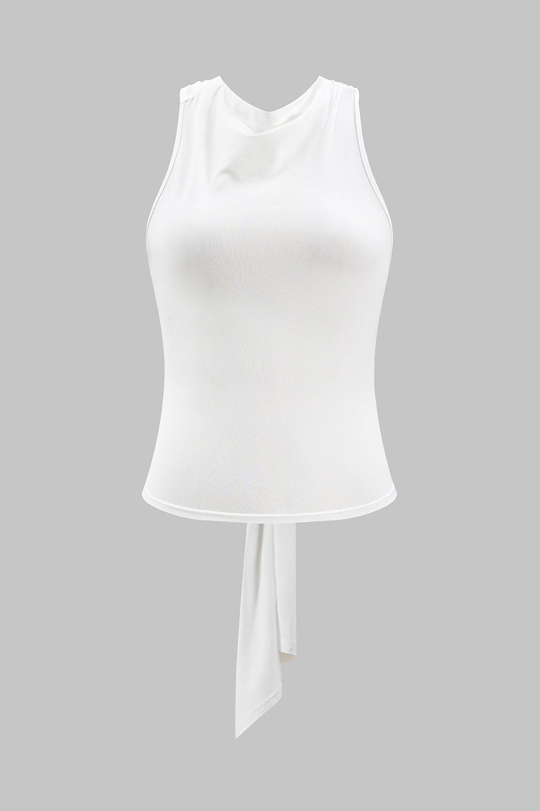 Frauen Top Wickeloberteil mit Knoten Detail - BerlinGlamour
