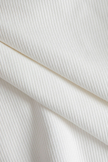 Elegantes Langarm Poloshirt Figurbetont V-Ausschnitt