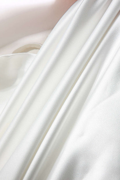 Damen-Top Satin mit Schnürträgern und Knoten