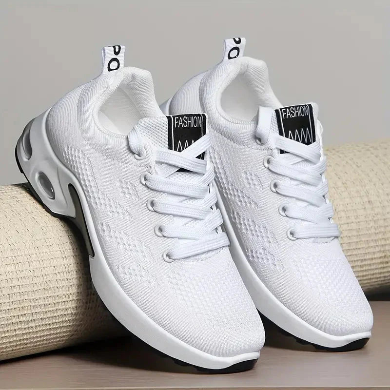 Damen Sneaker Weich Bequem Wanderschuhe Mit Luftpolster