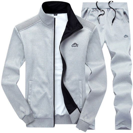 Herren Trainingsanzug Slim Fit Zip Up Sportbekleidung - BerlinGlamour
