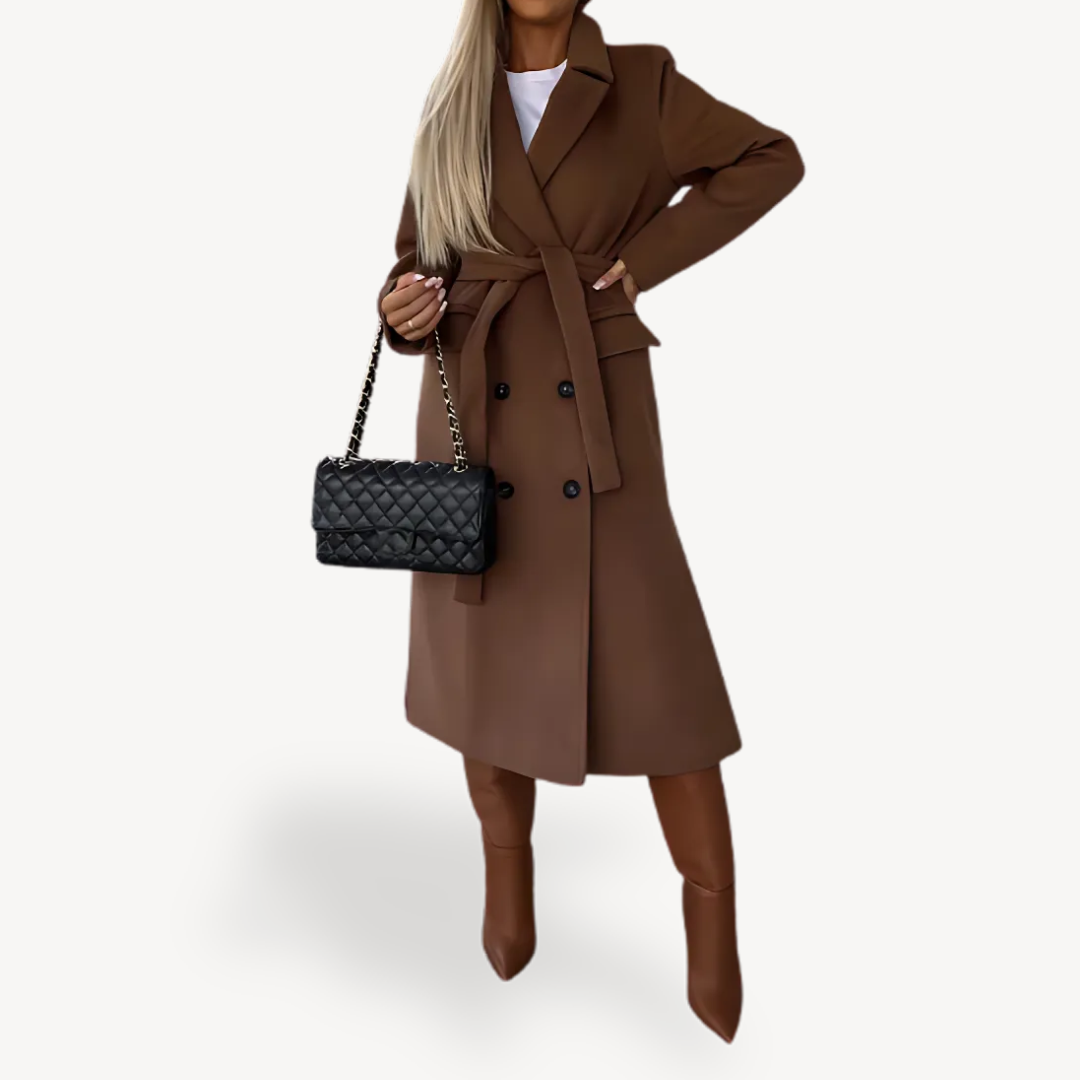 Trenchcoat aus Wollmischung für Damen | Loravelle 1