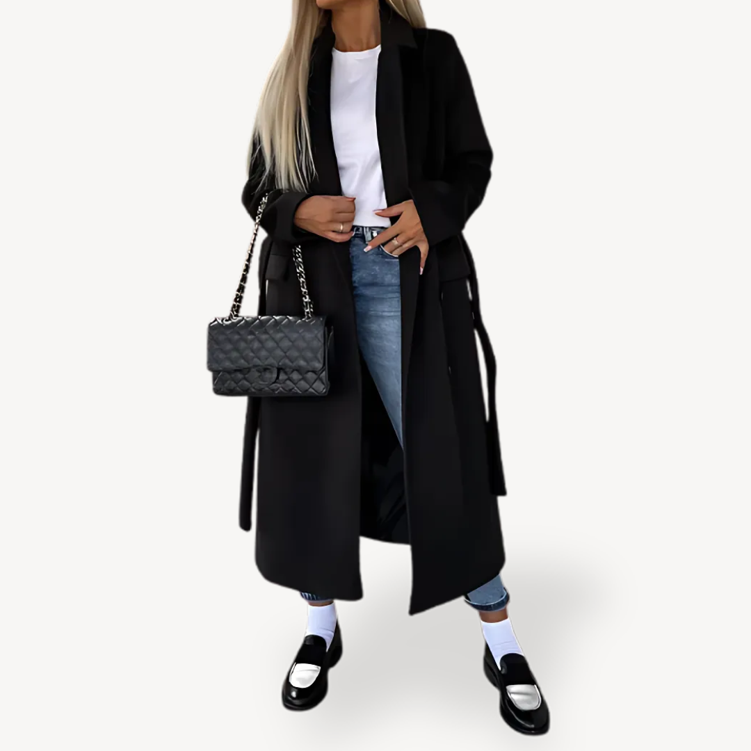 Trenchcoat aus Wollmischung für Damen | Loravelle 2