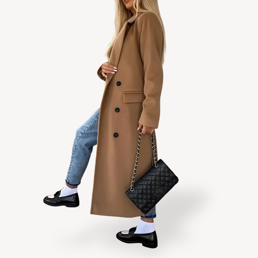 Trenchcoat aus Wollmischung für Damen | Loravelle 4