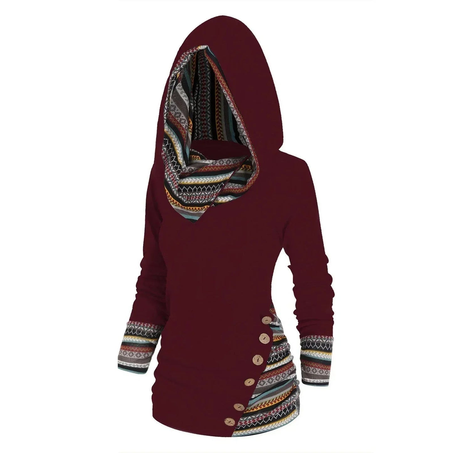 Tribal Muster Kapuzenpullover für Damen 2