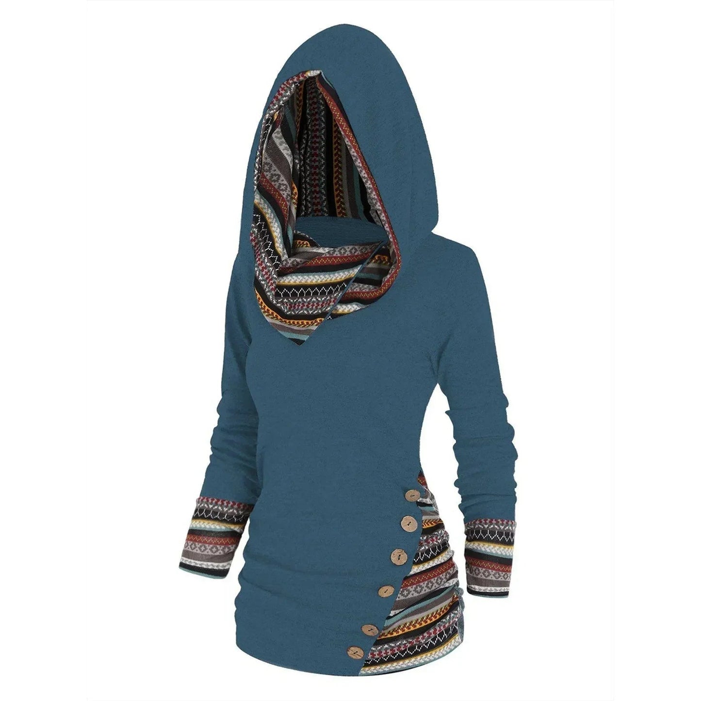 Tribal Muster Kapuzenpullover für Damen 3