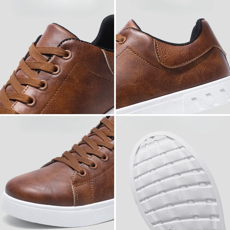Turnschuhe | Leder | Bequem | Schnürschuhe | Herrenschuhe-Chaps Herrenmode