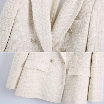 Tweed-Blazer für Damen 1