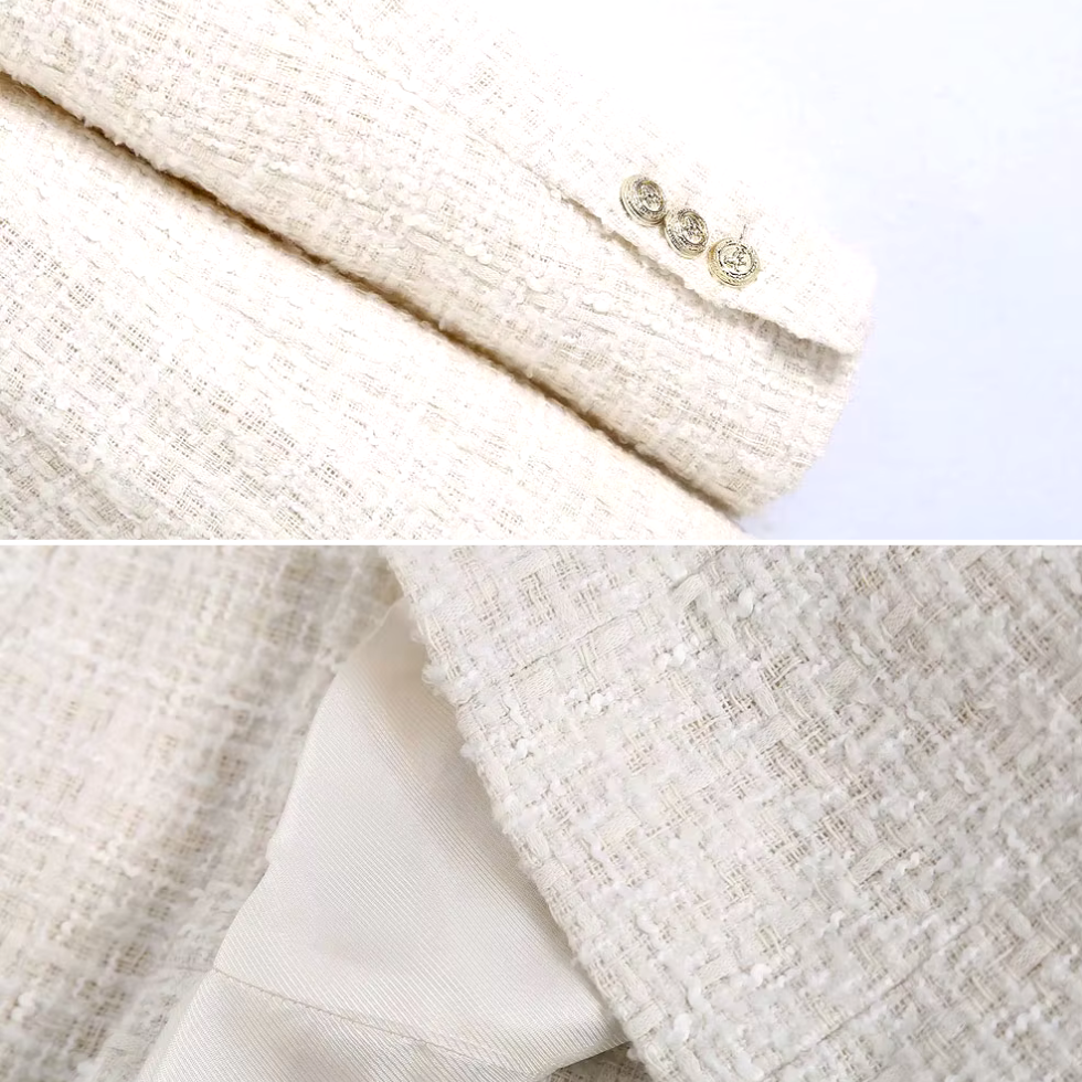 Tweed-Blazer für Damen 2