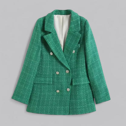 Tweed-Blazer für Damen 6