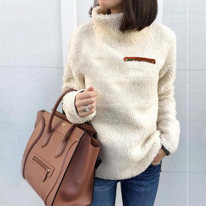 Alwine Damen Rollkragenpullover: Superweicher, bequemer Winterpullover in Uni