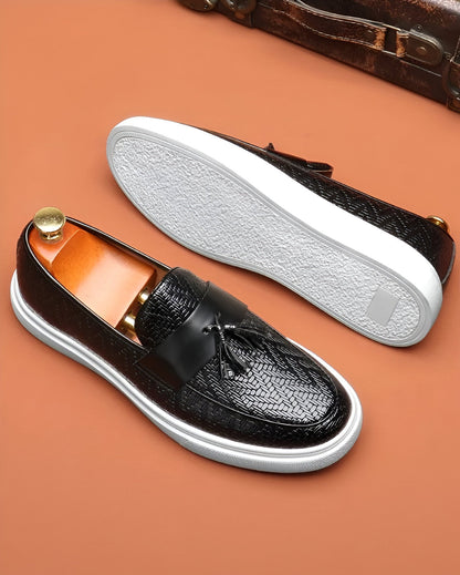 Leder Loafer Herren Schuhe Elegante Slipper