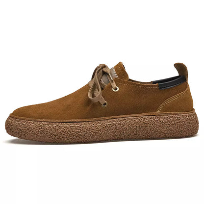 Herren Leder-Schuhe Nubuk Weich Komfortabel Elegant