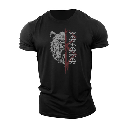 Herren T-Shirt Kurzarm Baumwolle Leicht Modern - BerlinGlamour