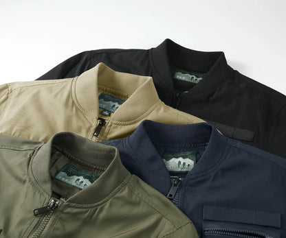 Herren Cargo Jacke Multifunktionell Mit Vielen Taschen