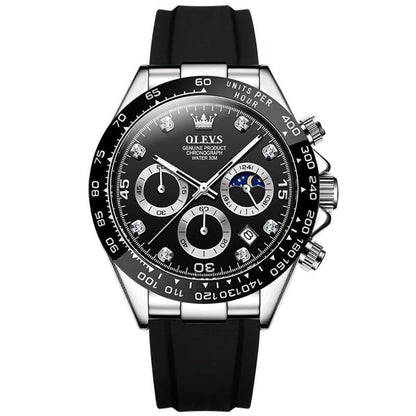 Herren Armbanduhr Edelstahl Elegante Analog