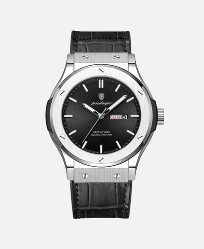 Herrenuhr Klassisch Leder Armband Elegante Design