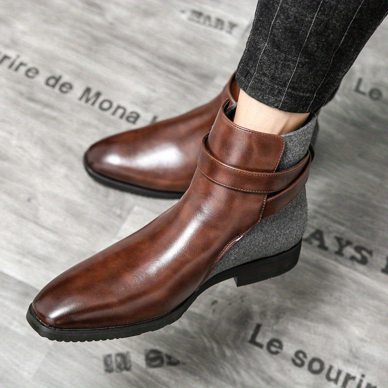 Leder Stiefel Herren Handgefertigt Echtleder Schwarz