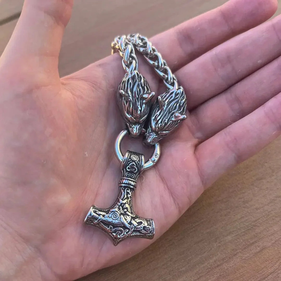 Collier Collier de Mjolnir - Protection des loups - Odins Hall