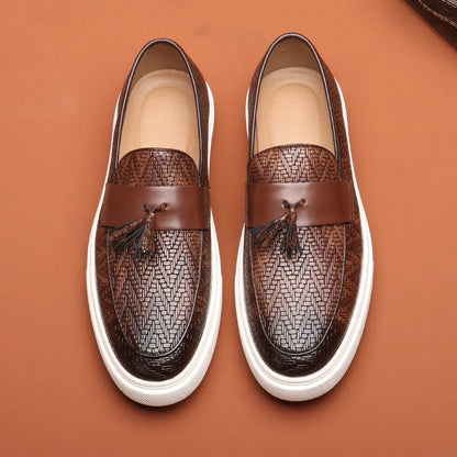 Leder Loafer Herren Schuhe Elegante Slipper