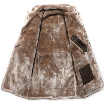 Lederjacke Herren Klassisch Schwarzes Leder