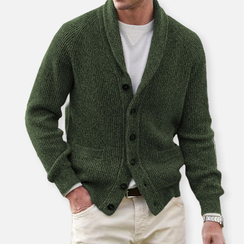Herren Cardigan Strick Warm Bequem
