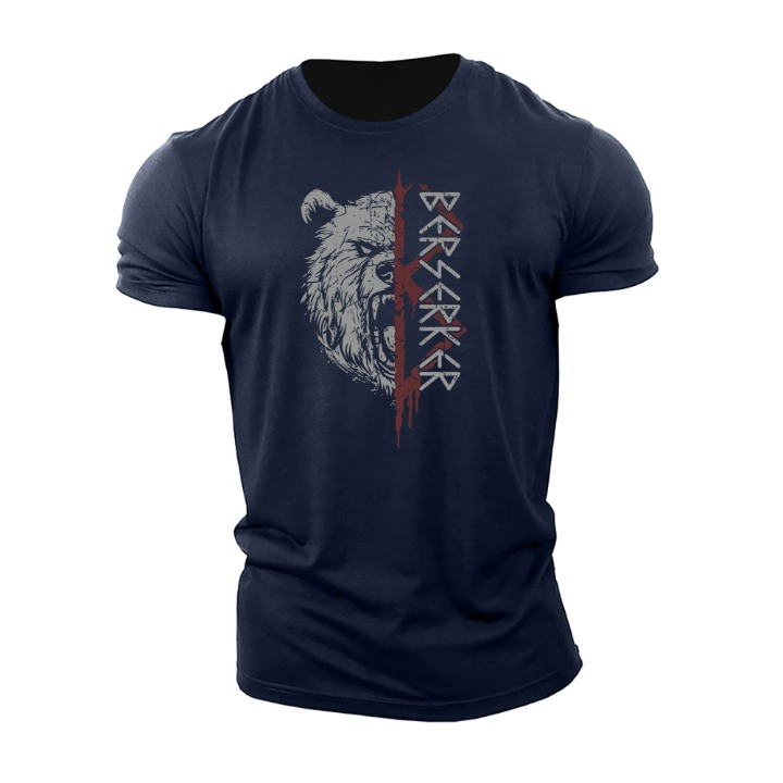 Herren T-Shirt Kurzarm Baumwolle Leicht Modern