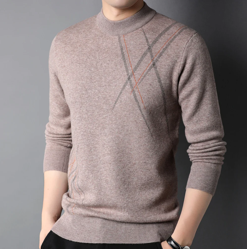 Herren Pullover Rundhals Stylish Hochwertig