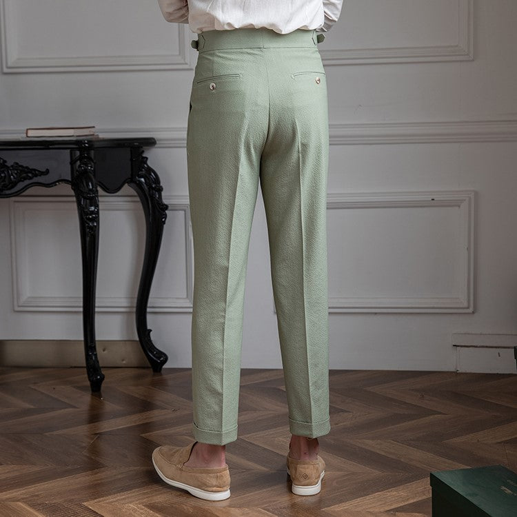 Herren Businesshose Bequem Slim Fit Modern