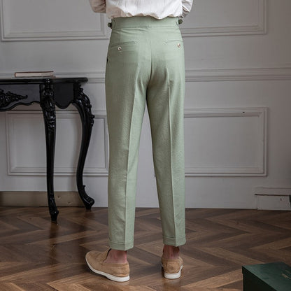 Herren Businesshose Bequem Slim Fit Modern