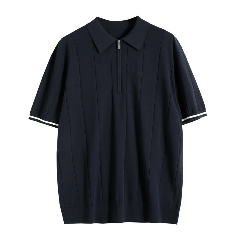 Herren Polo Shirt Slim Fit Elegantes Casual