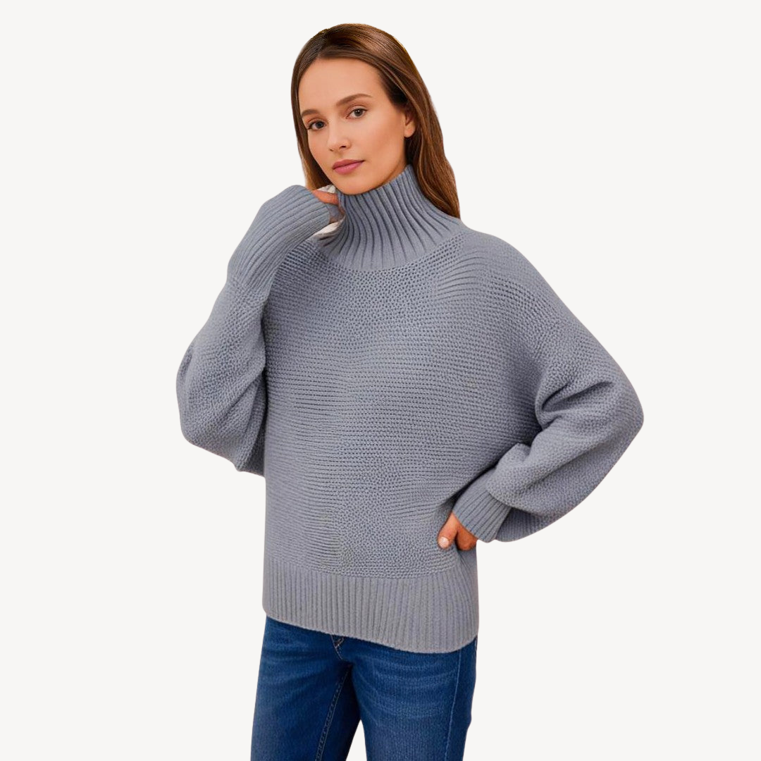 Übergroßer Rollkragenpullover 6