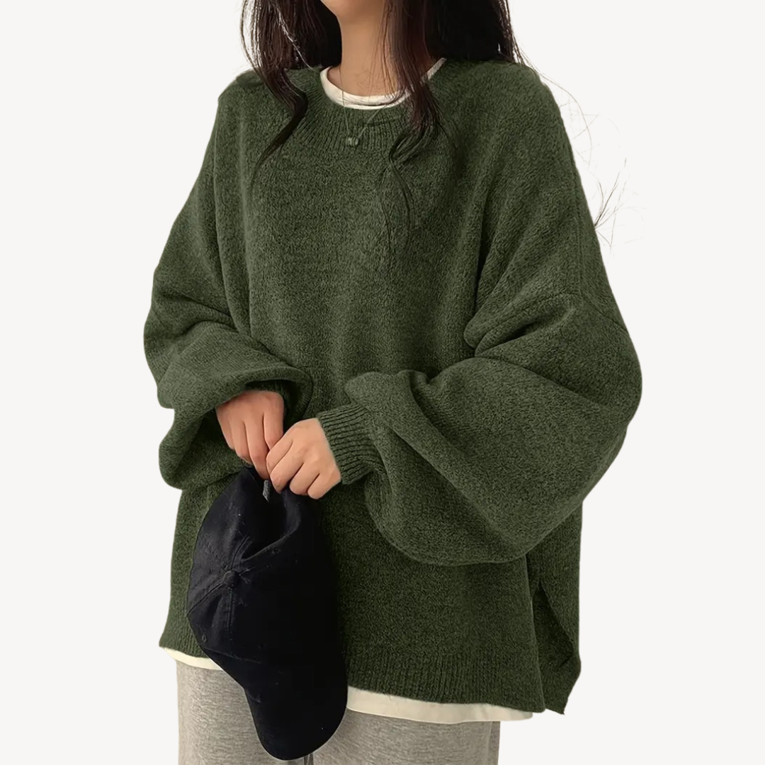Übergroßer Strickpullover | Loravelle 1