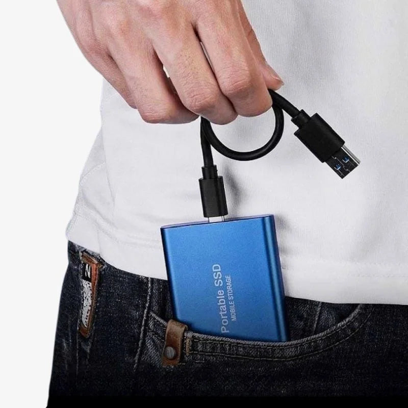 Tragbare SSD Festplatte Aluminium Extern USB