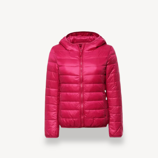 Ultraleichte Pufferjacke mit Kapuze für Damen | Loravelle 0