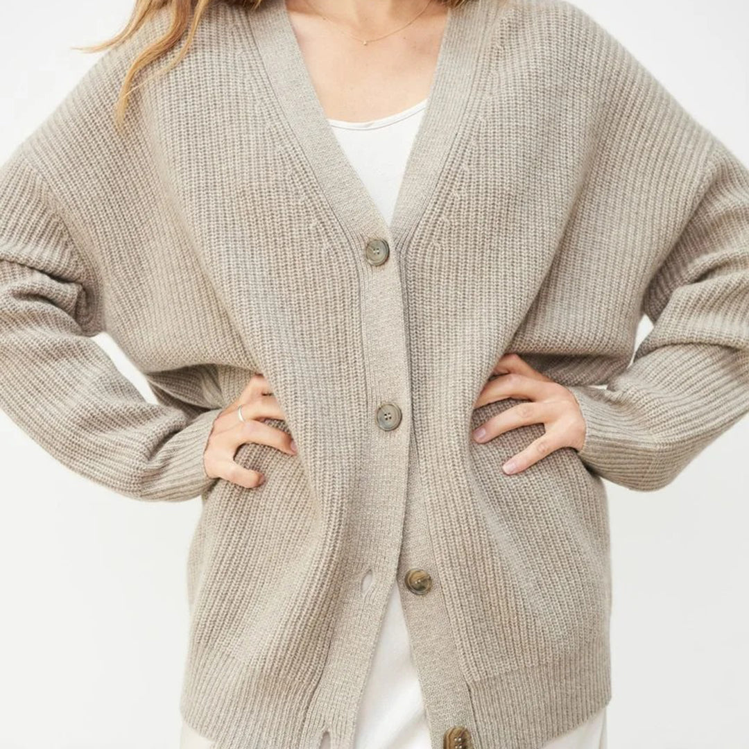 Großer Cardigan Damen Oversized Warm