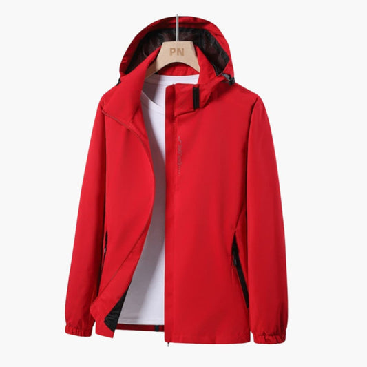 Unisex-Jacke mit hohem Kragen und langen Ärmeln 0