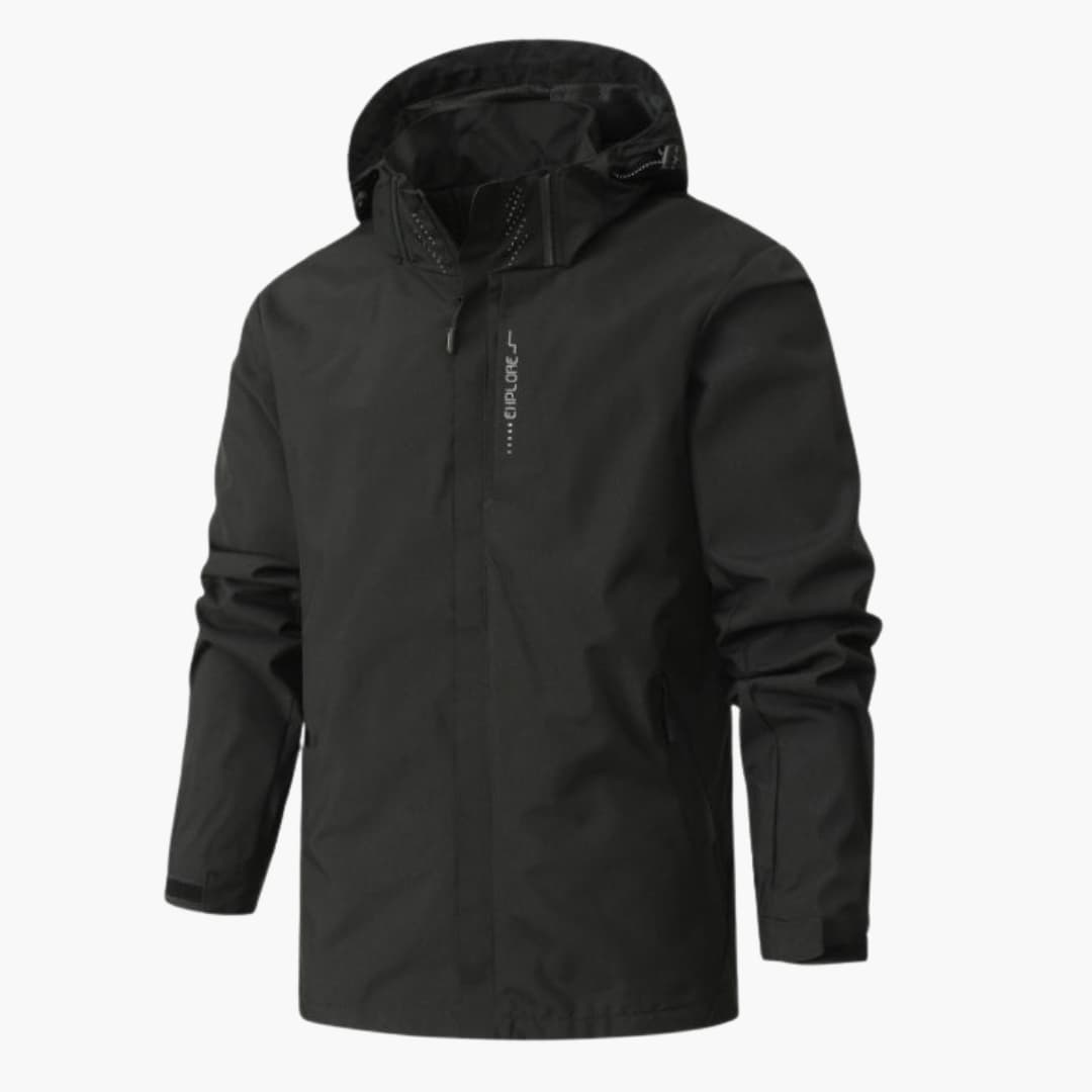 Unisex-Jacke mit hohem Kragen und langen Ärmeln 1